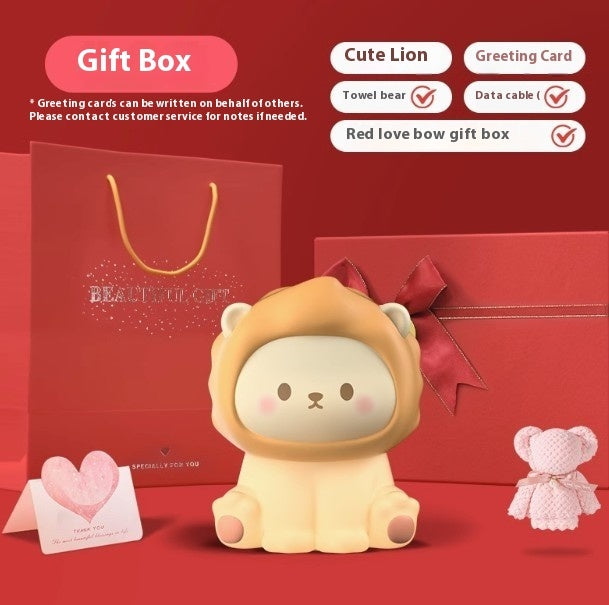Cute Lion Night Light