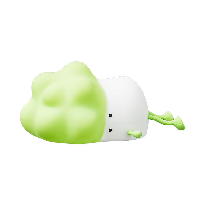 Cabbage Night Light USB Rechargeable Silicone LED Lamp