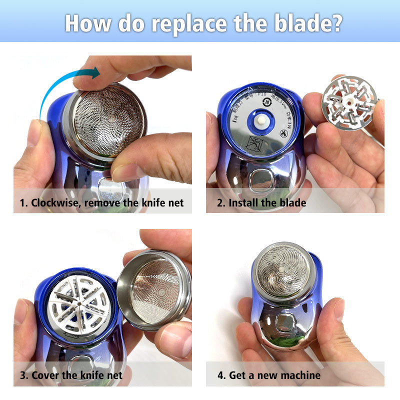 Mini Portable Face Shaver